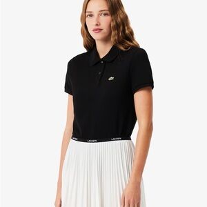 Lacoste Women's Black Short Sleeve Polo 42
